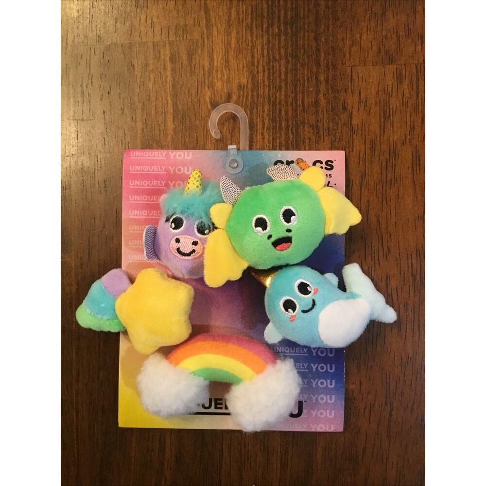 Crocs Jibbitz Uniquely You Charms Magical Plush Friends 5 Pack